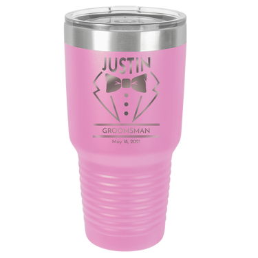 Engraved Best Man Tumbler - Personalized Gift